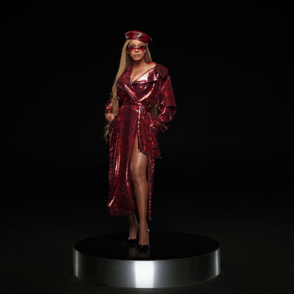 COPY - ADIDAS X IVY PARK Red Sequinned Duster Dress